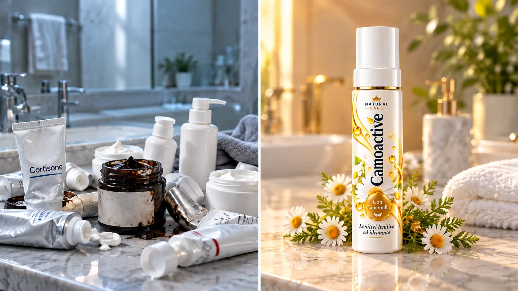 Confronto Camoactive con trattamenti convenzionali per psoriasi